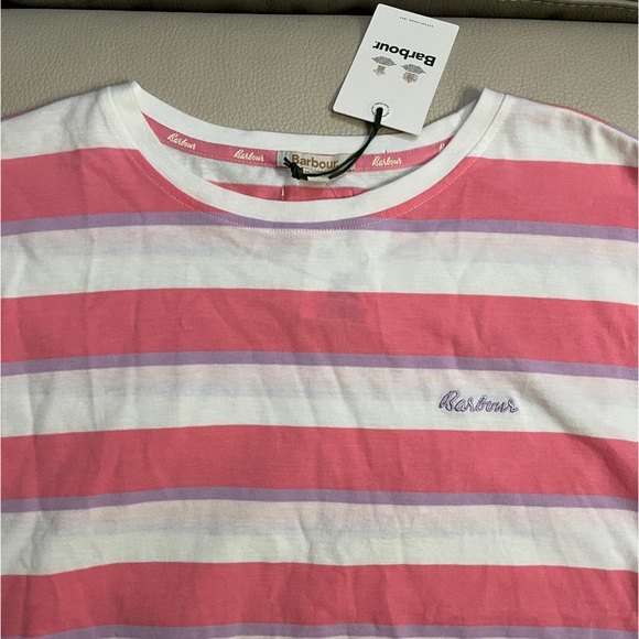 NWT - Barbour Women’s Striped T Shirt - US Size 6 / M - Picture 5 of 9